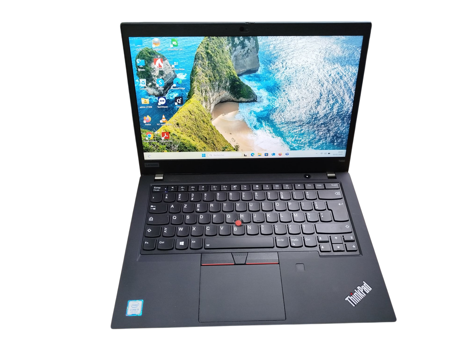 T490 - Lenovo - actif azur - PC reconditionné