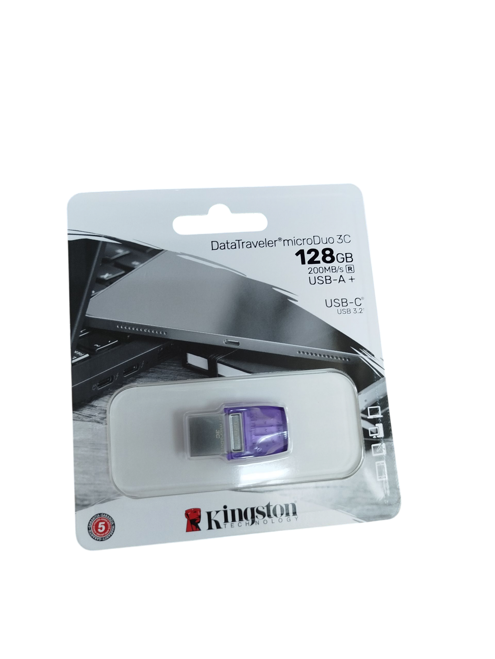 CLE KINGSTON USB / USB-C  128 Go