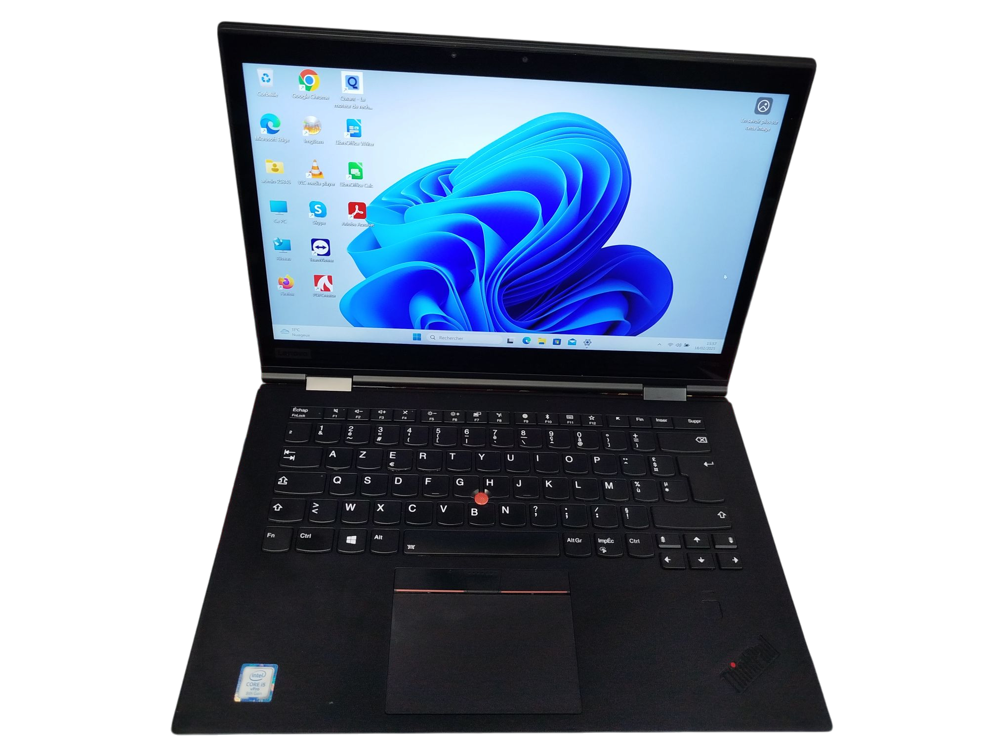 LENOVO X1 YOGA - Core i5 8éme Gén - 1,7 GHz - 256 Go M2 SATA - 8 Go RAM  14" Tactile