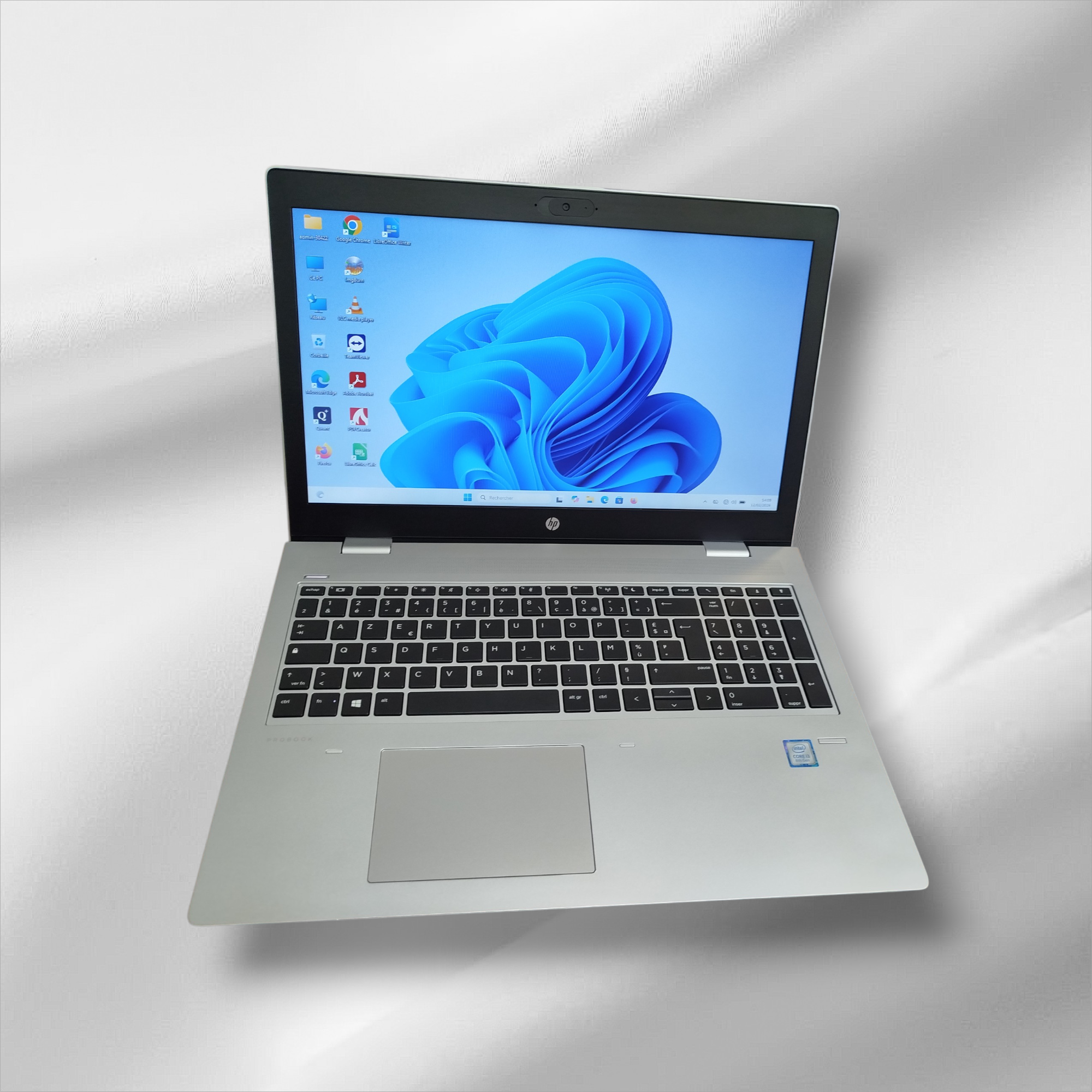HP PROBOOK 650 G4 - Intel Core I3 8ème Gén - 2.2 GHz - 256 Go M2 SATA + HDD 500 Go- 8 Go RAM  - 15.6"