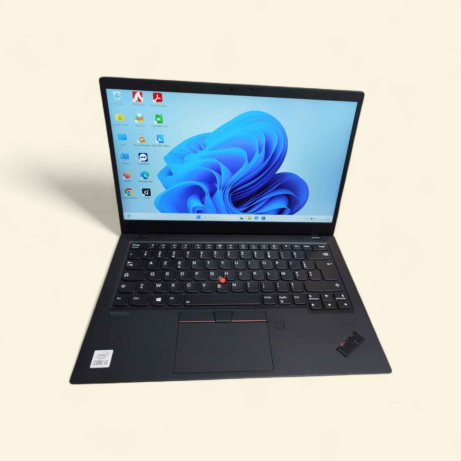 LENOVO X1 CARBON  GEN 8- Core i5 10ème Gén - 1,6 GHz - 256 Go SATA M2 - 16 Go RAM - 14" tactile