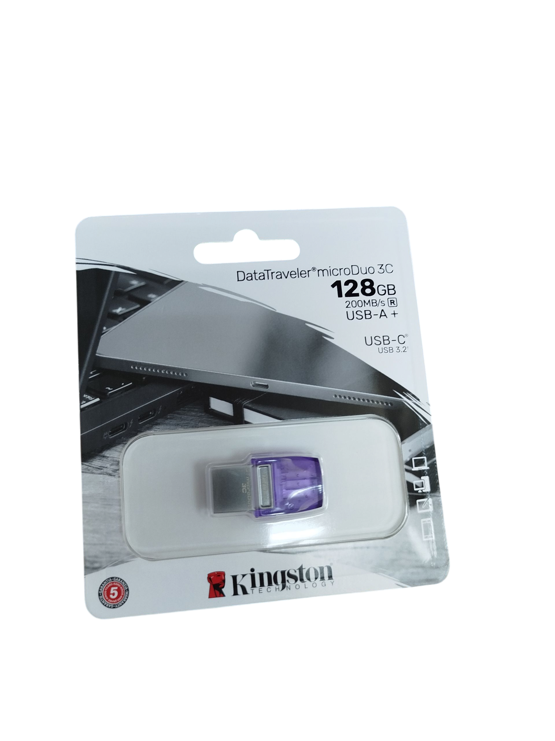 CLE KINGSTON USB / USB-C  128 Go