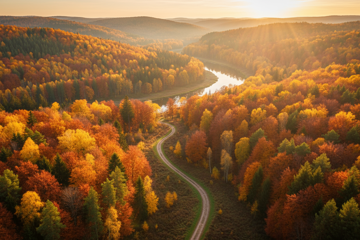 Image d’un paysage automnal