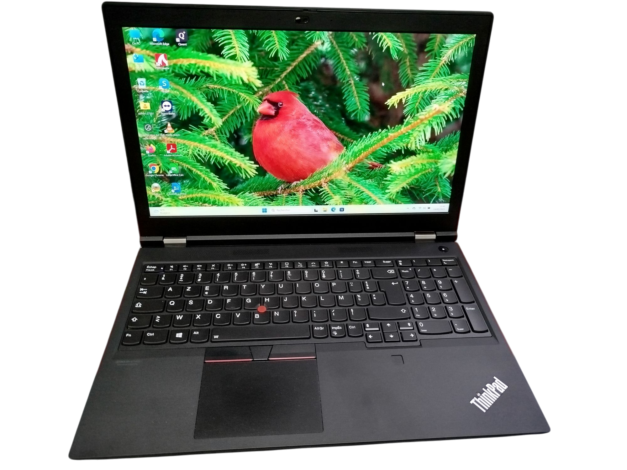 LENOVO P15 G1- Core i7 10ème Gén - 2,6 GHz - 512 Go SSD - 32 Go RAM - 15,6" - NVIDIA QUADRO T1000M 4 Go + INTEL UHD GRAPH 630 128 Mo