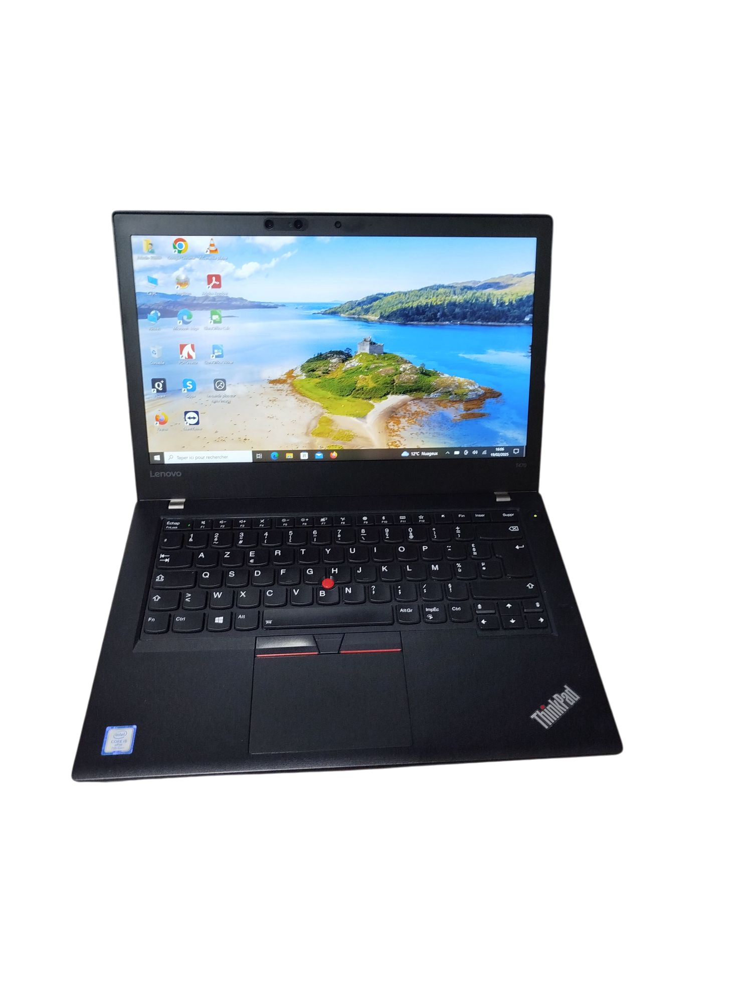 LENOVO T470 - Core i5 7éme  Gén - 2,6 GHz -  256 / 512 Go SSD- 8 / 16 Go RAM - 14 "tactile